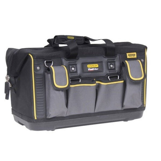 STANLEY FATMAX Bolsa Gran Abertura, Estructura Voluminosa, Almacenamiento Vertical, Correa Ajustable, Asa de Goma, Resistente al Agua y Polvo, FMST1-71180 - Ferrotecnia