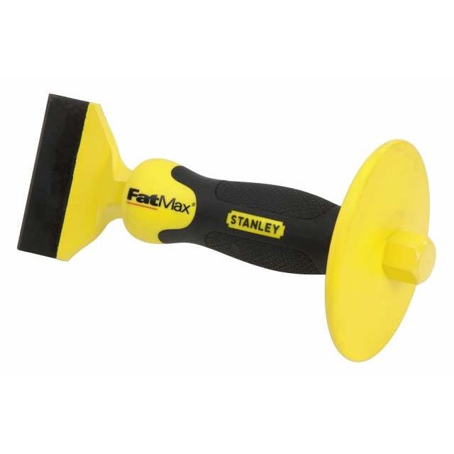 Stanley - FatMax Cincel para ladrillos FatMax CON PROTECTOR 100 x 215mm 4-18-328, Amarillo, 5.1 cm - Ferrotecnia