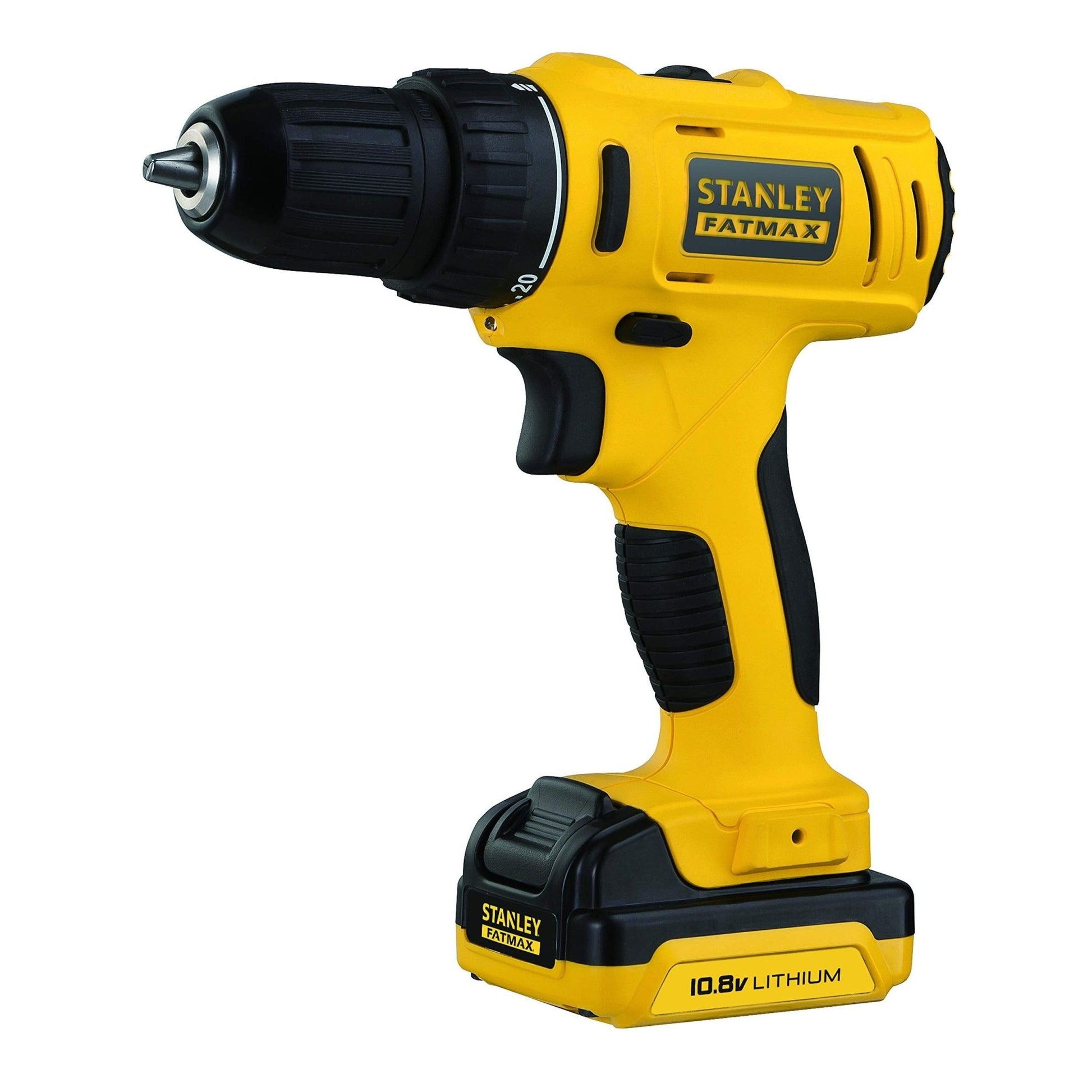 STANLEY FATMAX FMC011S2-QW - Taladro atornillador 10.8V con 2 baterías de litio 1.5Ah y maletín - Ferrotecnia