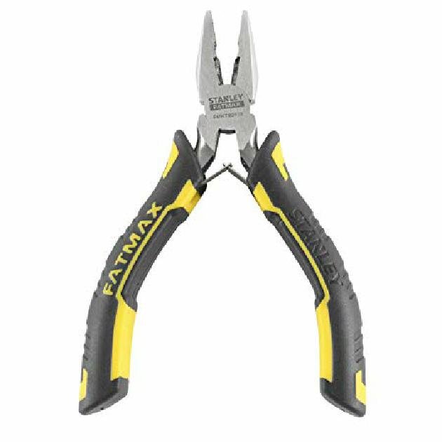 Stanley FatMax FMHT0-80516 - Mini alicate universal, negro/amarillo