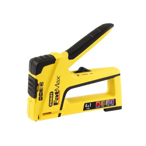 STANLEY FATMAX FMHT6-70411 - Grapadora FatMax 4 en 1 para grapas, cables y clavos tipo J