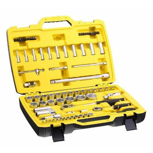 STANLEY FATMAX FMMT82826-1 - Juego de vasos 1/4" + 1/2" Fatmax - 81 piezas - Ferrotecnia