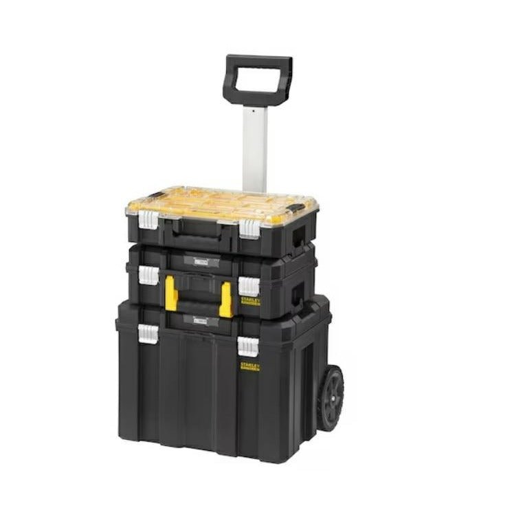 Stanley FatMax FMST1-80101 - Caja de herramientas Pro-Stack 3 en 1 con ruedas - Ferrotecnia