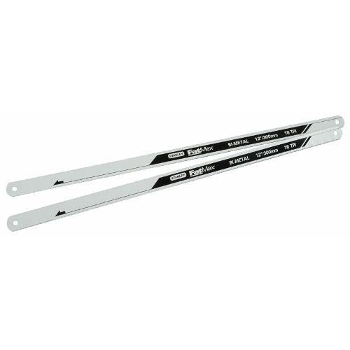 Stanley - FatMax Hojas de Sierra bimetal 32dpp (Pack 2 Ud.) FMHT0-20196, 32 TPI, Set de 2 Piezas, Plata - Ferrotecnia