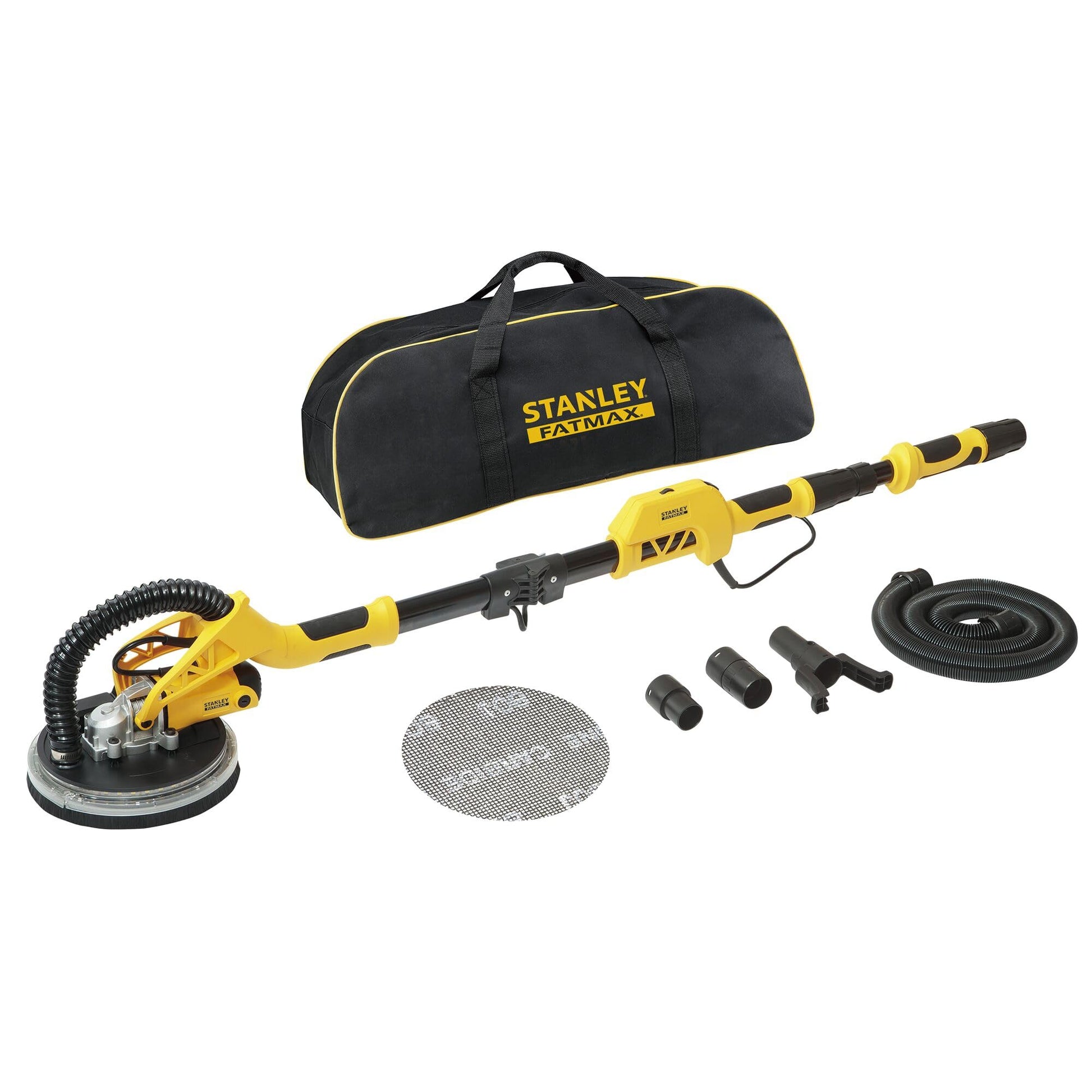STANLEY FATMAX Lijadora para Pladur 750W (225mm) con Bolsa de Almacenamiento y Disco de Lija de Malla 120G, SFMEE500S-QS
