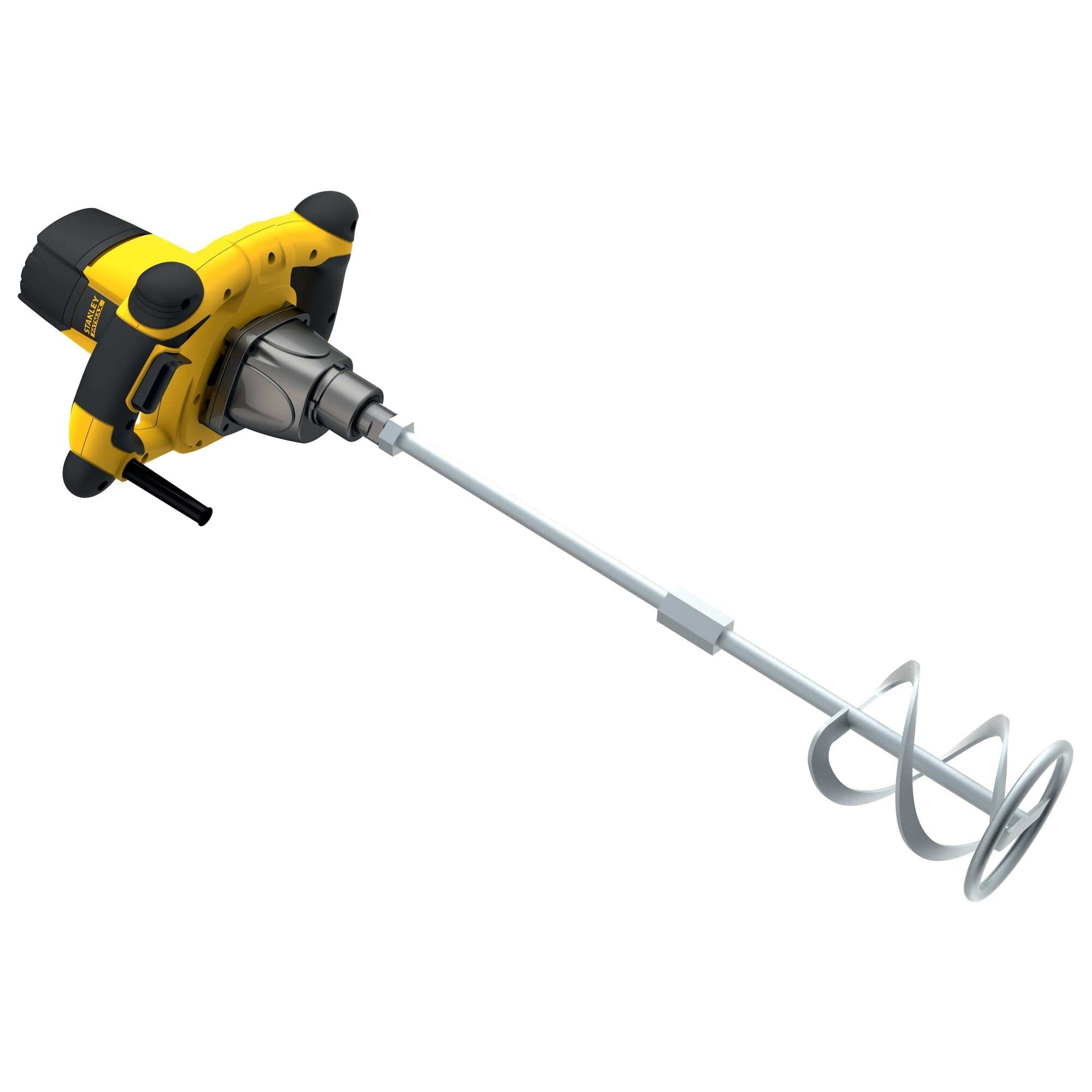 STANLEY FATMAX Mezclador de pintura 1.600W, 80Nm, Velocidad variable, Mango doble con recubrimiento, Suministrada con Hélice M14, Diámetro de 140mm, FME190-QS