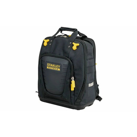 STANLEY FATMAX Mochila de acceso fácil, para herramientas, duradera y espaciosa, compartimento para portátil, múltiples bolsillos, base impermeable, 48x34x19 cm, FMST1-80144 - Ferrotecnia