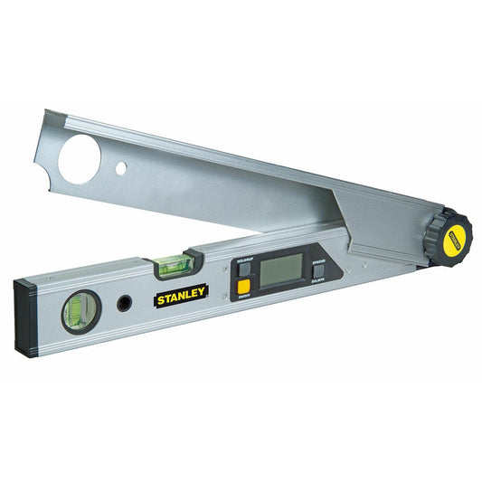 STANLEY FATMAX Nivel Digital y Medidor de Ángulos de 40cm, Pantalla LCD, Precisión 0.1, Perfil de Aluminio, 0-42-087 - Ferrotecnia