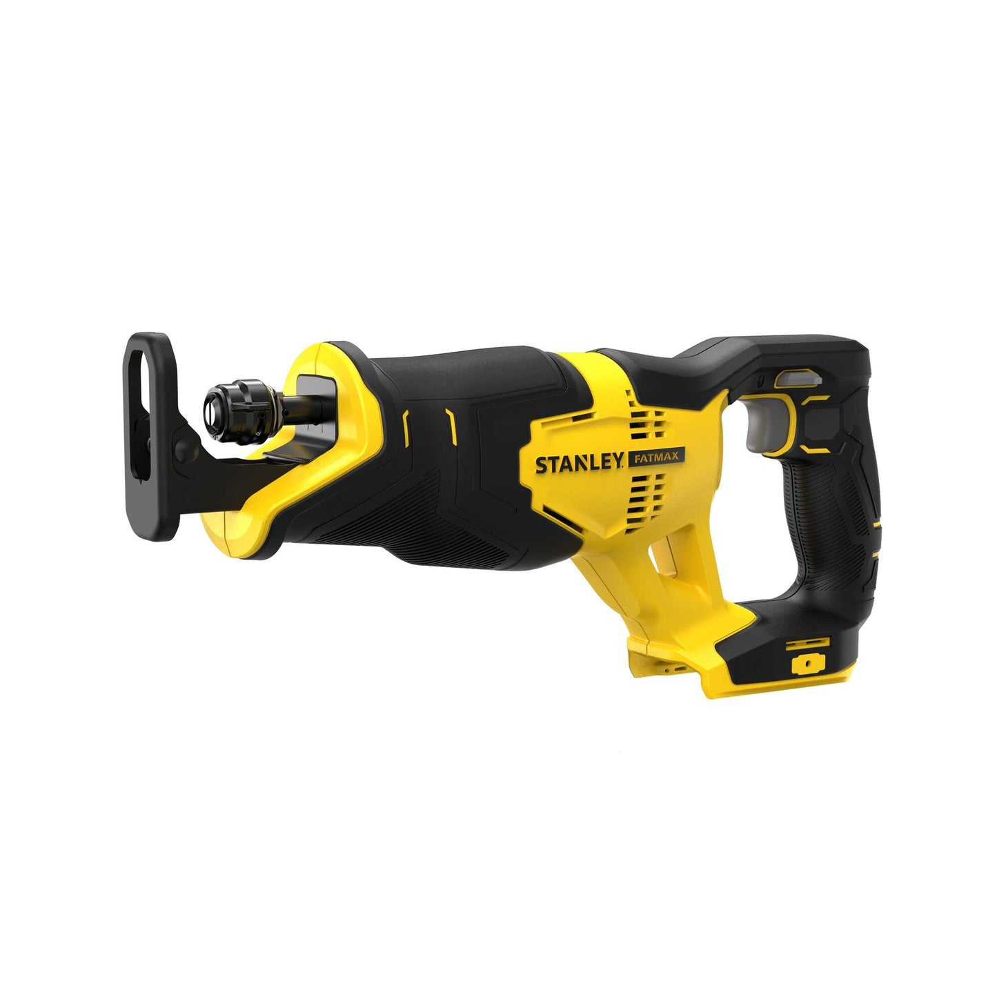 STANLEY FATMAX Sierra de Sable V20 Litio V18, longitud de carrera 25mm, velocidad 0-3000 cpm, Motor sin Escobillas, Cambio de Hoja sin Herramientas, Sin Batería ni Cargador, SFMCS300B-XJ