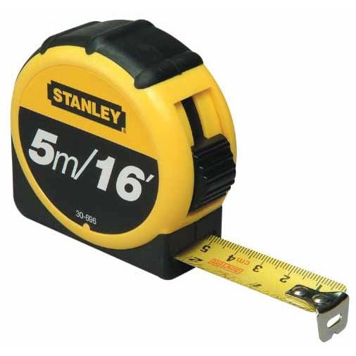 STANLEY Flexómetro Tylon de 8 mx25mm, Cinta Métrica, Cinta de Acero Resistente, Revestimiento Duradero Tylon (aumenta en 50% durabilidad), Diseño Compacto Ergonómico, 0-30-656 - Ferrotecnia