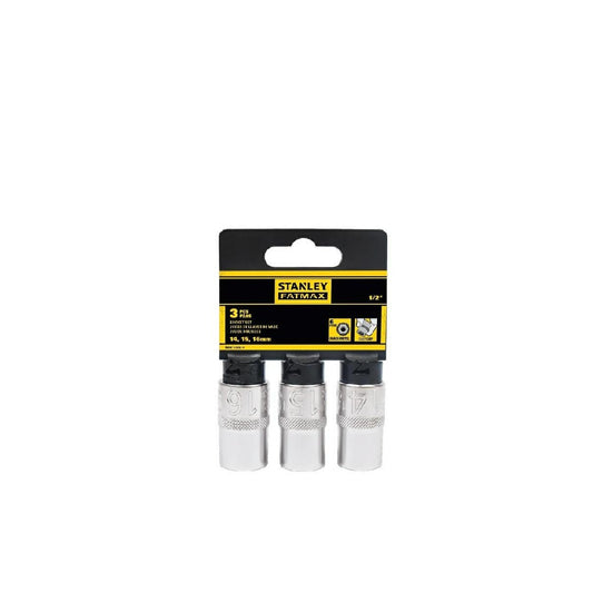 STANLEY Jeu de 3 douilles 6 pans FATMAX 21-22-24 mm - 1/2" - Douille et accessoire - Ferrotecnia