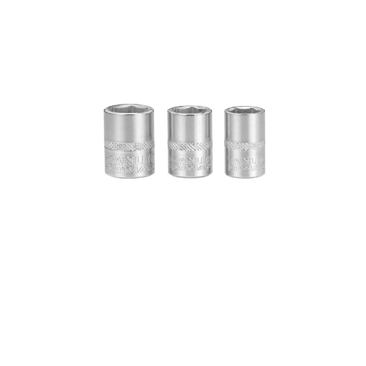 Stanley Juego de llaves de vaso de 1/2" 3 piezas 14/15/16 mm 6pk FM M-D, rueda