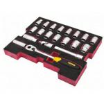 Stanley - Juego de vasos 1/2" 20 piezas con inserto de espuma para T-STACK