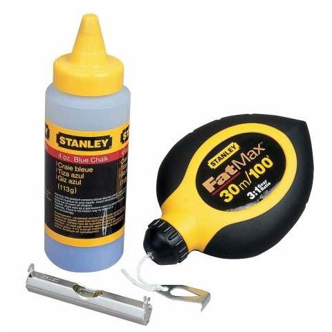 Stanley - Kit Trasr Grasa Max 30M + Tiza + Nivel - Ferrotecnia