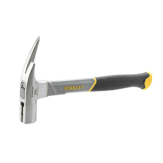 Stanley Martillo de carpintero de fibra de vidrio STHT0-51312 (600 g, 336 mm de longitud, con núcleo de fibra de vidrio, cabeza pulida, mango antideslizante de dos materiales, equilibrado óptimamente) - Ferrotecnia