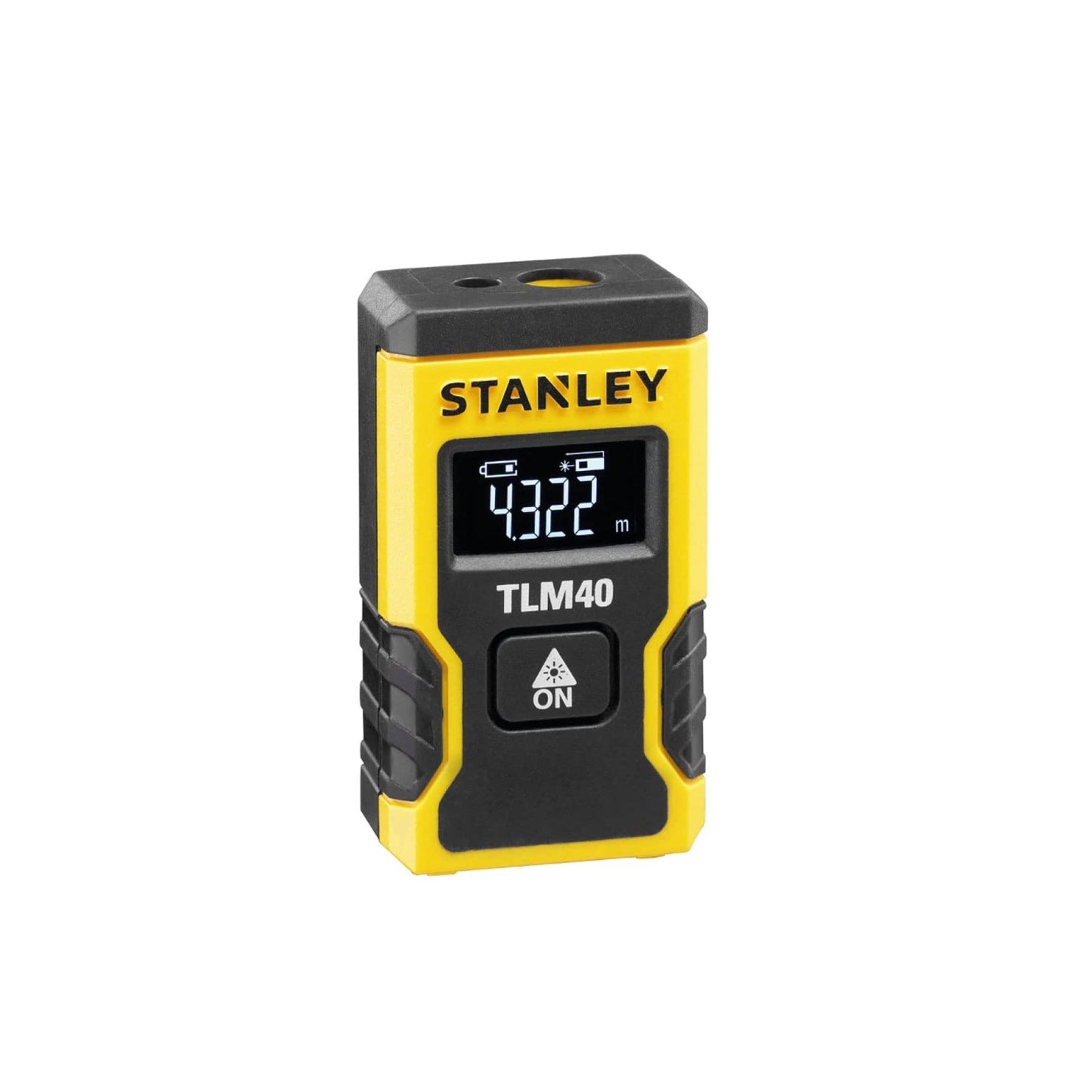 STANLEY Medidor Láser de Bolsillo TML40, rango hasta 12m, carga USB, batería de litio interna, pantalla de visibilidad, precisión +/-6mm@10m, diseño compacto, STHT77666-0 - Ferrotecnia
