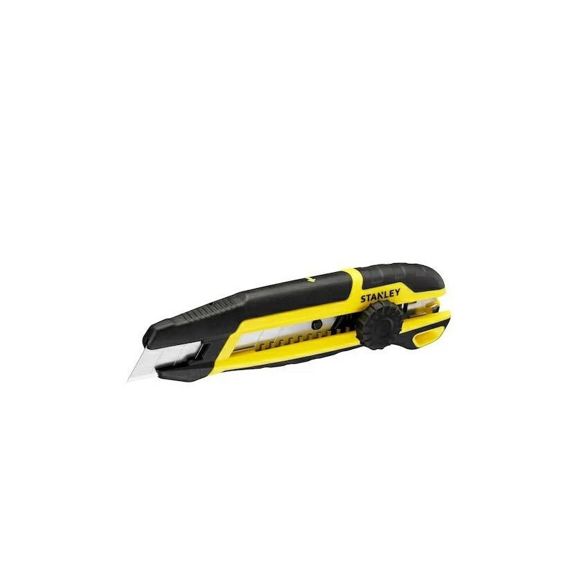 STANLEY Mpp Cuchillo Integrado con Bloqueo de Rueda de Corte de 18mm, STHT10500-0 - Ferrotecnia
