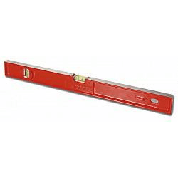 STANLEY Nivel TMLH doble base, Longitud 80 cm, 2 burbujas antichoc, precisión +/- 1 mm/m, revestimiento resistente a choques y abrasión,2 bases mecanizadas, 1-42-254 - Ferrotecnia