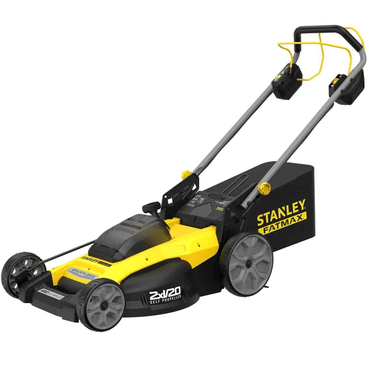 Stanley SFMCMWS251M FATMAX V20 Cortacésped Accu 51cm con tracción a las ruedas 2x18V 4.0Ah