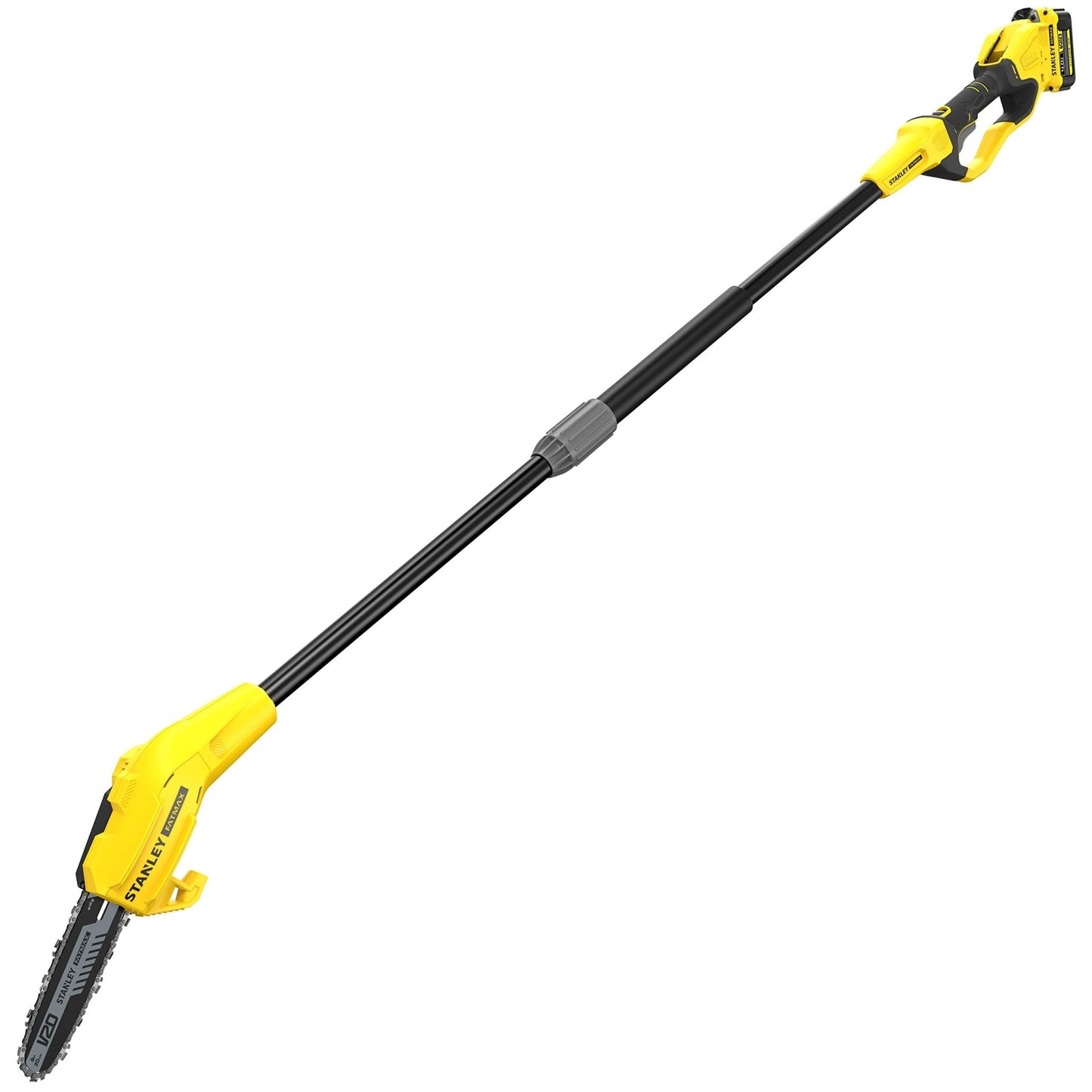STANLEY SFMCPS620M1-QW - Podadora de pértiga V20 con batería 4Ah 20cm