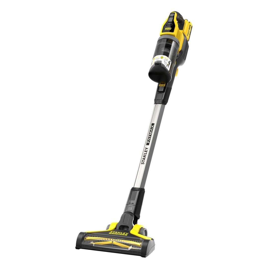 Stanley SFMCVS001D1 - Aspiradora vertical de carga inalámbrica (18 V, 2,0 Ah, batería única)