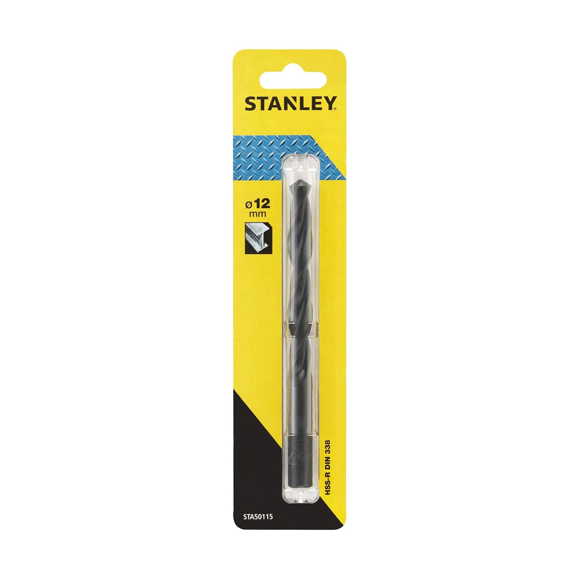 STANLEY STA50115-QZ - Broca HSS-R laminada para metal ø 12mm - Ferrotecnia