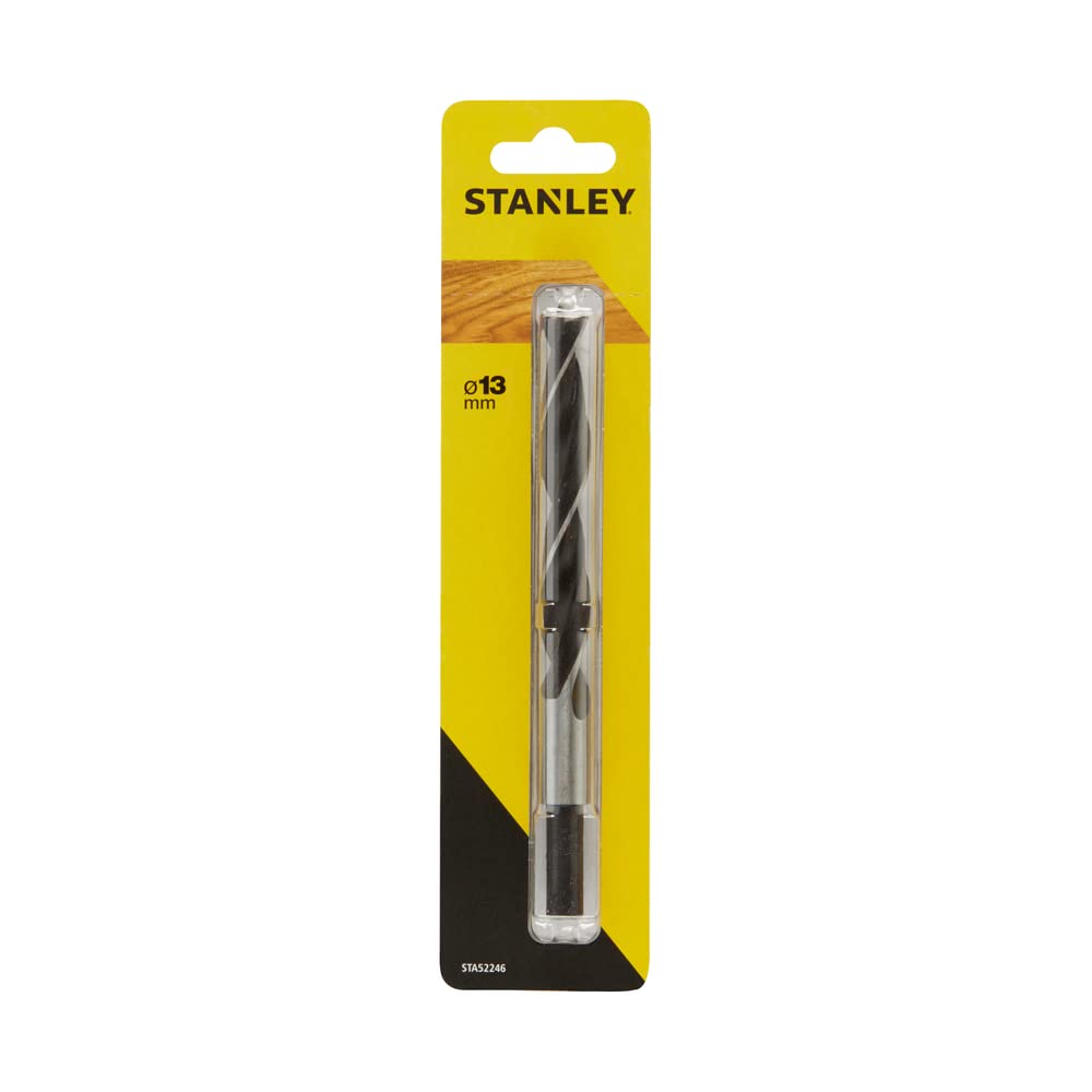 STANLEY STA52246-QZ - Broca de acero al cromo-vanadio para madera con punta centradora ø 13.0 mm.