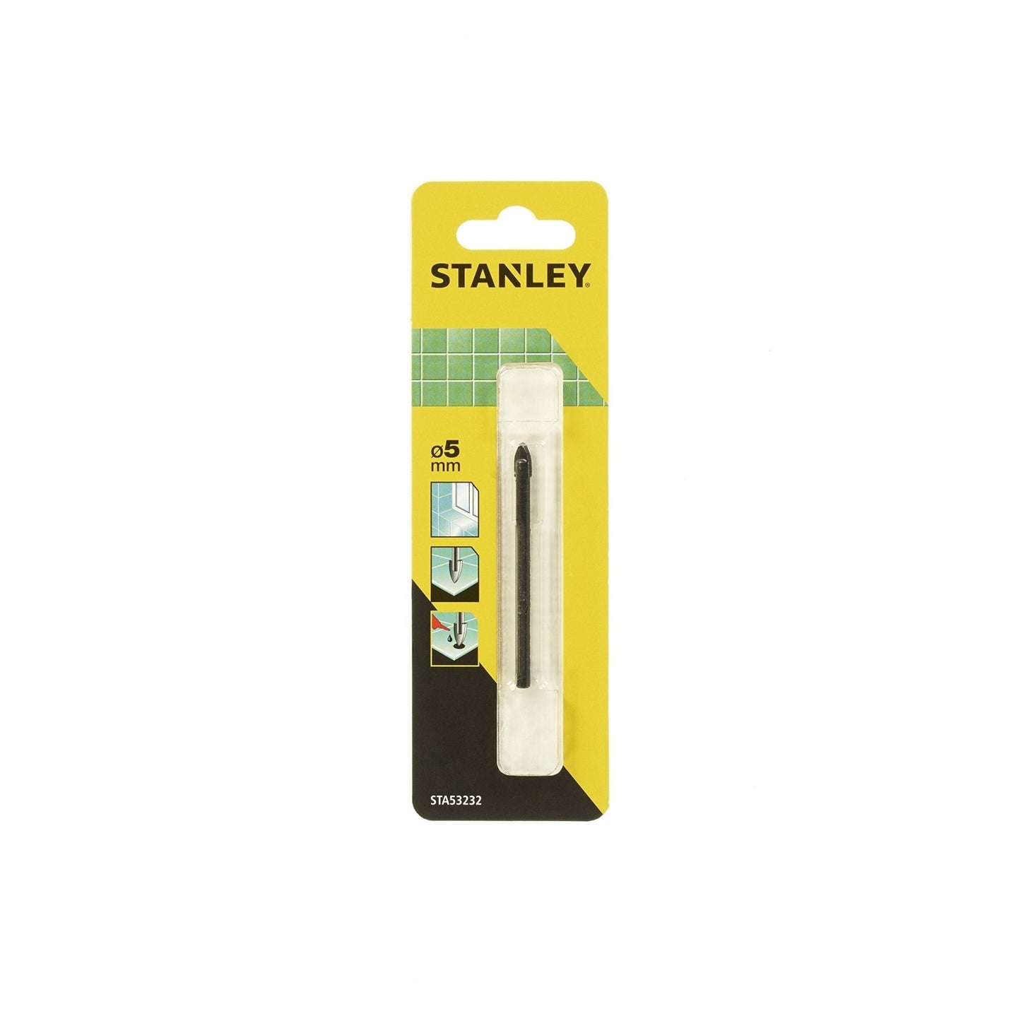 STANLEY STA53232-QZ - Broca para vidrio y cerámica ø 5x70 mm - Ferrotecnia