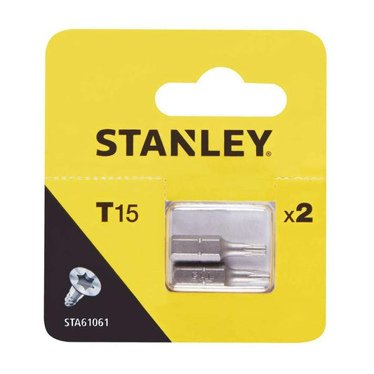 STANLEY STA61061-XJ - 2 puntas Torx 25mm T15