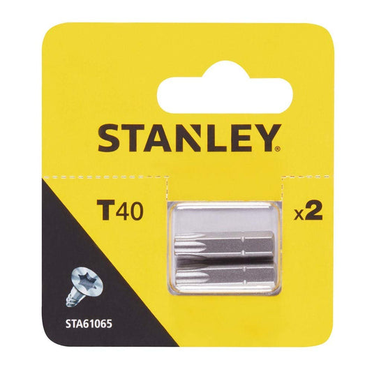 STANLEY STA61065-XJ - 2 puntas Torx 25mm T40