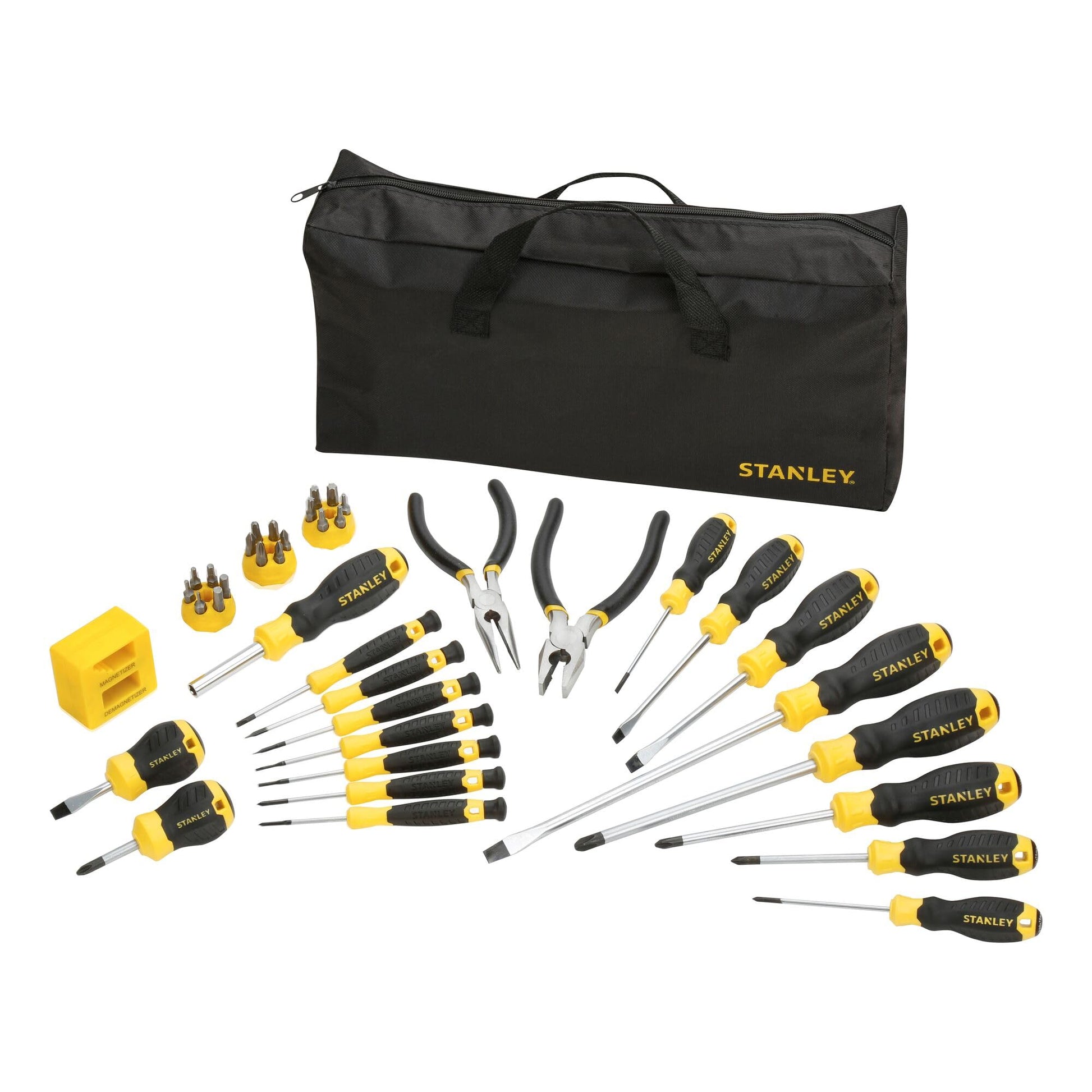 Stanley STHT0-62114 - Juego de destornilladores 39 piezas con bolsa de nylon