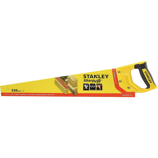 STANLEY STHT20368-1 - Serrucho universal 22”/550mm 7TPI - Ferrotecnia