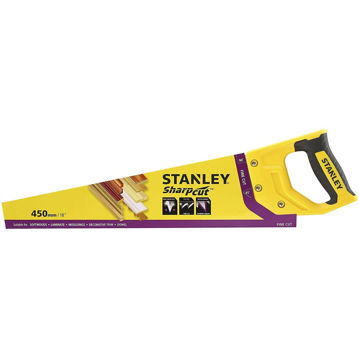 STANLEY STHT20370-1 - Serrucho universal 18”/450mm 11TPI - Ferrotecnia