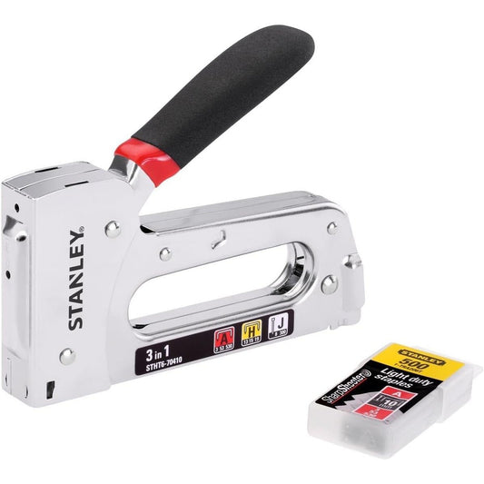 Stanley STHT6-70410 - Grapadora 3 en 1, para grapa A, H y clavo - Ferrotecnia