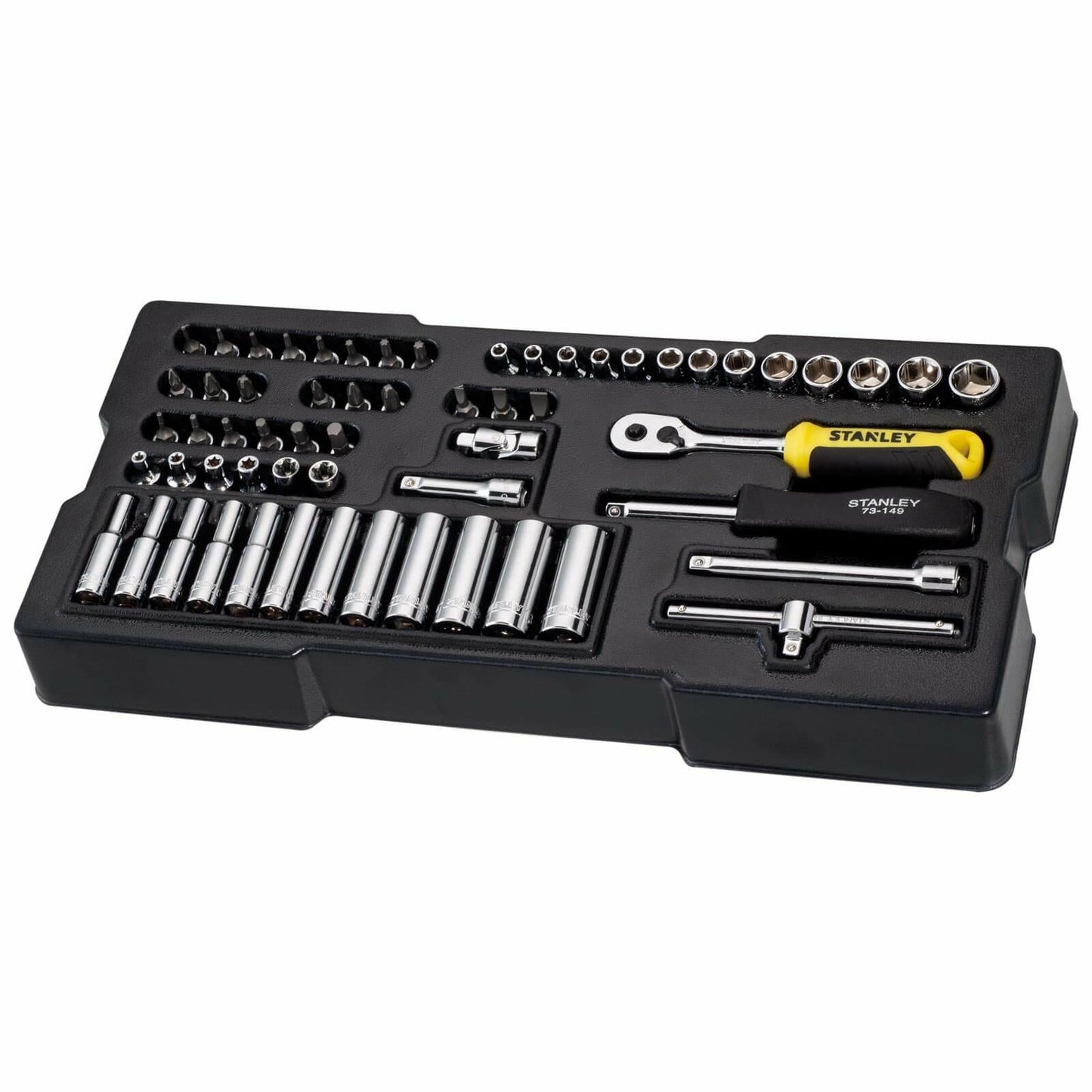 Stanley STMT1-74175 - Sistema de 60 piezas y llaves de vaso de ¼
