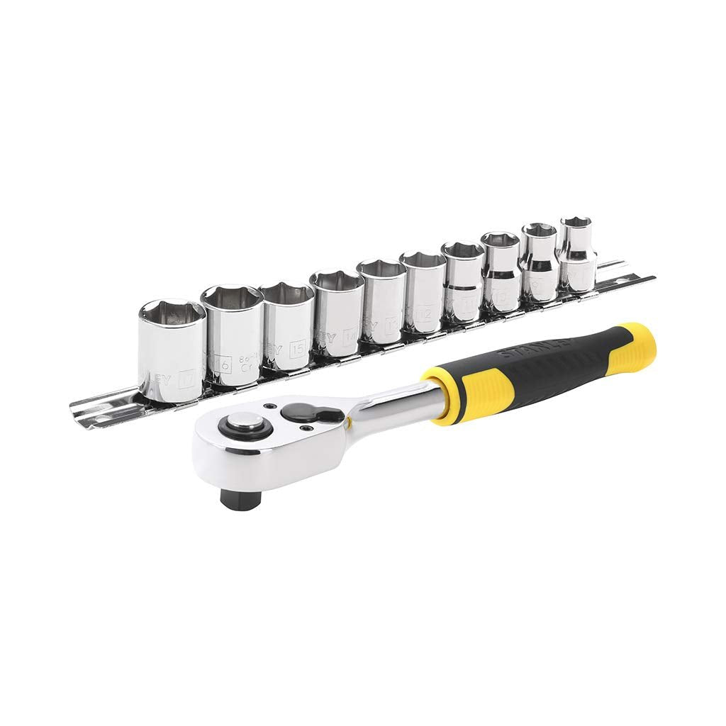 STANLEY STMT82670-0 - Juego de trinquete 3/8" 72 dientes