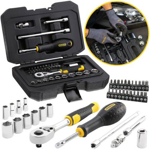 STANLEY STMT82828-1 - Juego de vasos 1/4" - 38 piezas