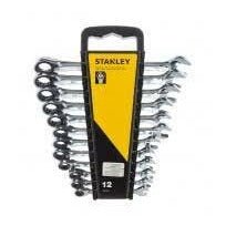 STANLEY STMT82847-0 - Juego de 12 llaves de trinquete rectas Stanley - Ferrotecnia