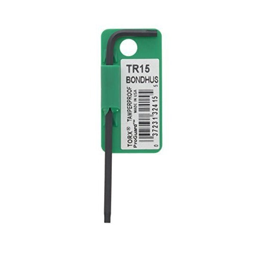 Bondhus 32415 - Bondhus ProGuard TORX® TR15 Tamper-Resistant L-Wrench (Self-Service Packaging with Barcode)