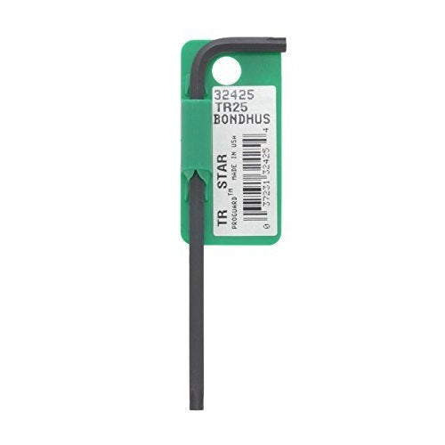 Bondhus 32425 - Bondhus ProGuard TORX® TR25 Tamper-Resistant L-Wrench (Self-Service Packaging with Barcode)