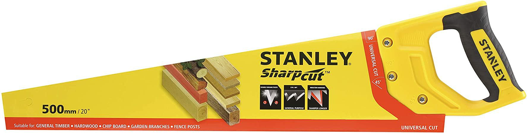 STANLEY STHT20367-1 - Serrucho universal 20”/500mm 7TPI