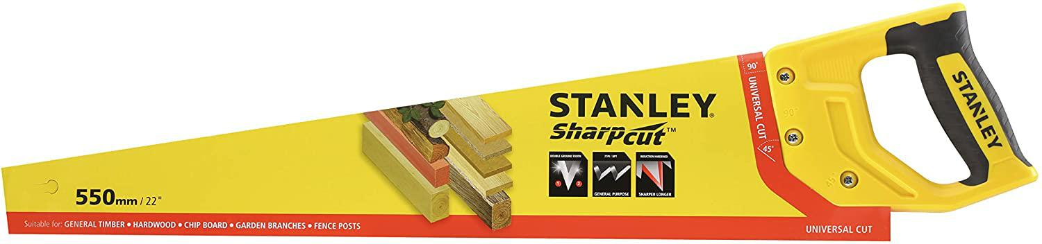 STANLEY STHT20368-1 - Serrucho universal 22”/550mm 7TPI