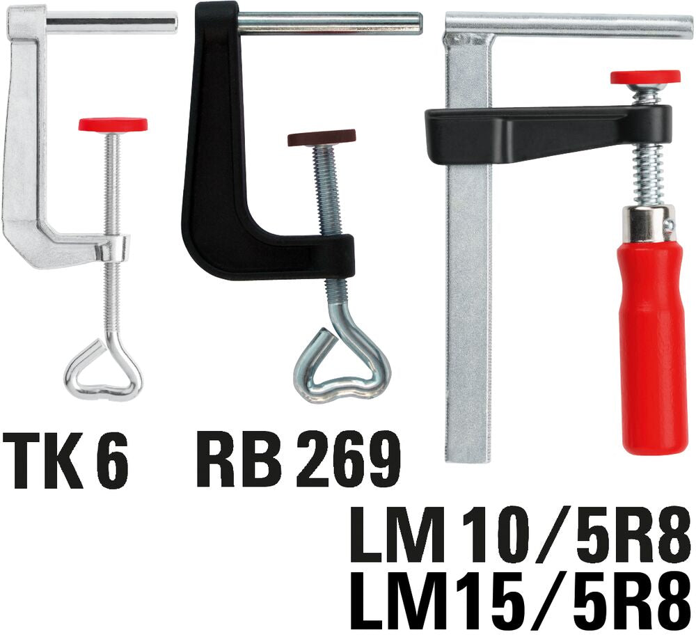 Bessey LM155R8 - Tornillo de apriete Bessey LM/5R8 150/50 - Ferrotecnia