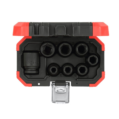 R63003008 - Juego de vasos de impacto de 1/2", 8 piezas