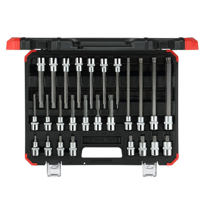 GEDORE rouge R68003026 - Coffret de douilles de tournevis XZN 1/2", 26 pièces