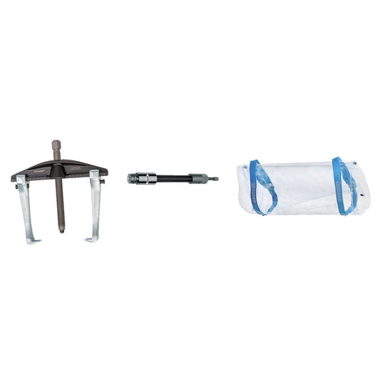 1.04/HP2A-B-HSP1-S - 2-arm HIGH POWER puller 200 x 150 mm with hydraulic spindle and protective shield
