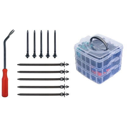 GEDORE Automotive R19002676 - Jeu de 676 clips de retenue avec levier de démontage