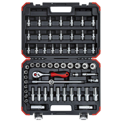 GEDORE red R59003059 - Socket wrench set 3/8" 6-24mm 59 pieces (3300054)