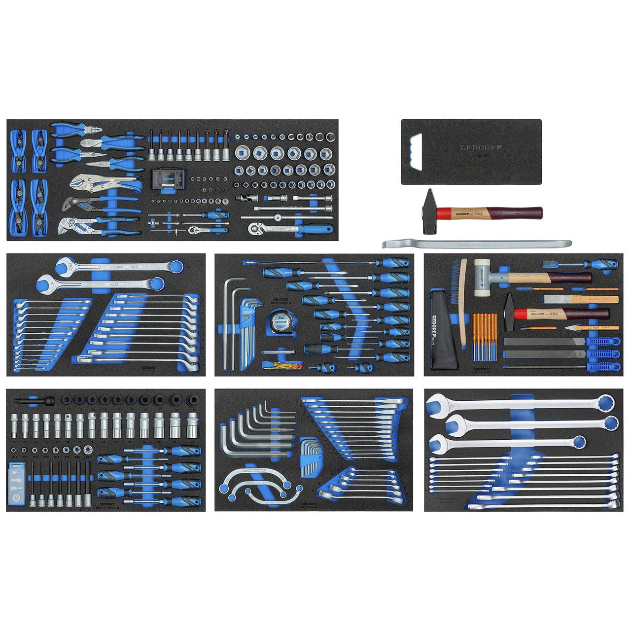 GEDORE 1504 XL-S-306 - Établi avec assortiment