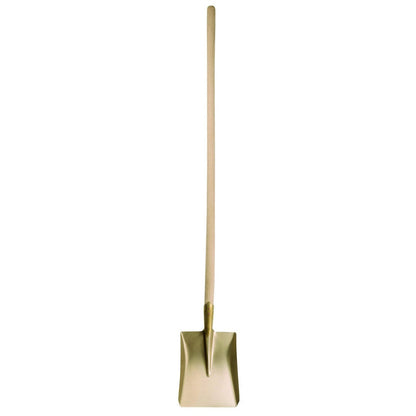 Shovel with edge, straight handle